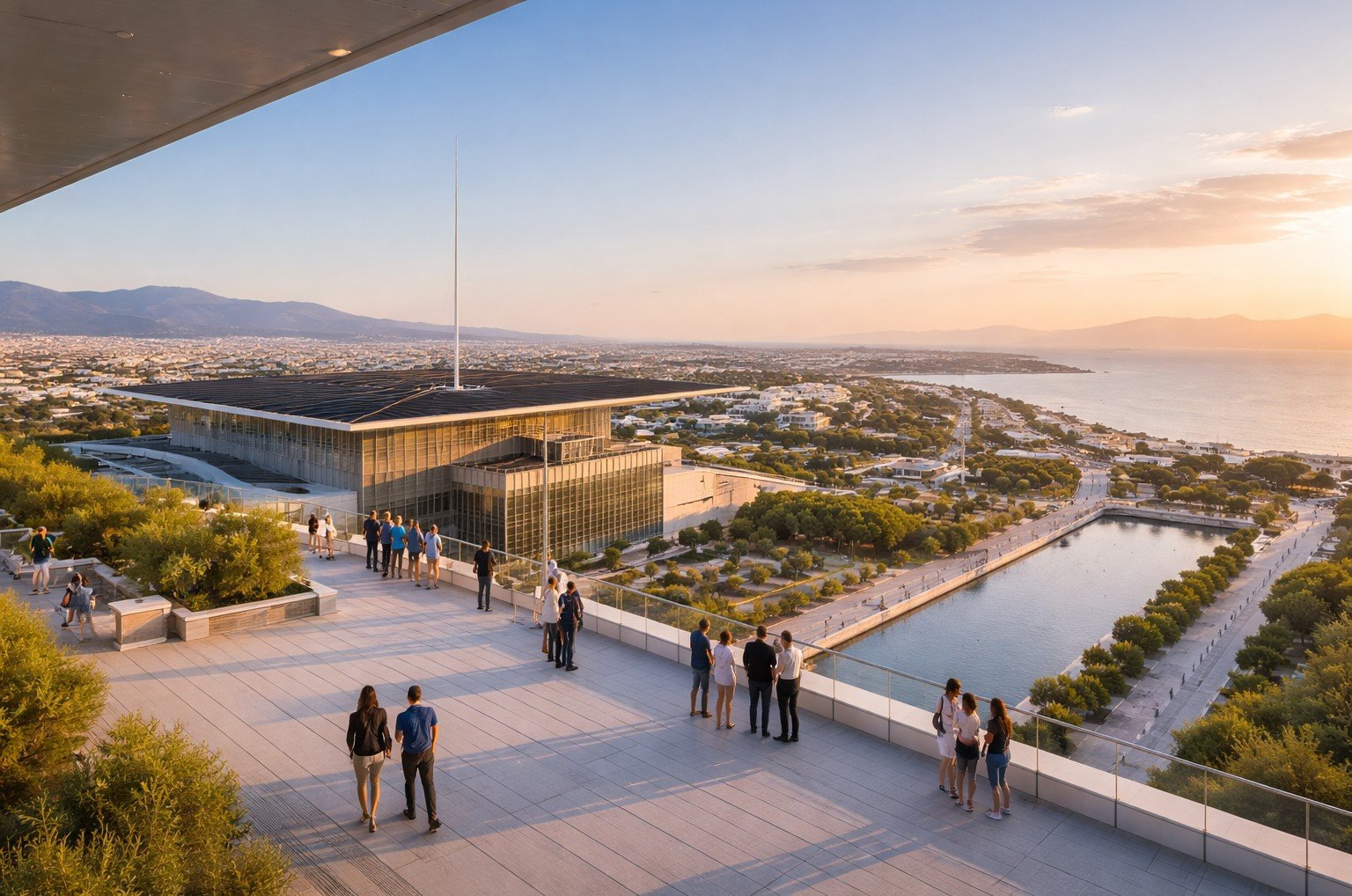 Modern Athens Walk at the Stavros Niarchos Cultural Center